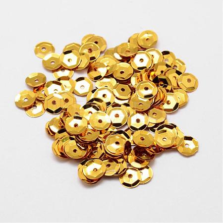 Plastic Paillette Beads PVC-A001-4mm-10-1