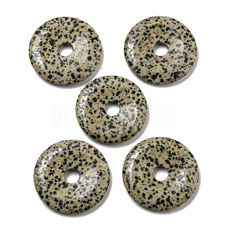 Natural Dalmatian Jasper Pendants G-P532-01A-25-1