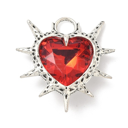Alloy with Acrylic Pendants FIND-G104-02AS-1