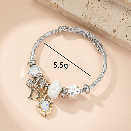 Adjustable Stainless Steel European Bangles FS-WGE9400-06-1