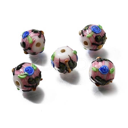 Handmade Lampwork Beads LAMP-K042-07C-1