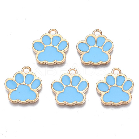 Alloy Enamel Pendants X2-ENAM-T016-22LG-E-RS-1