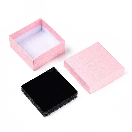 Square Cardboard Necklace Box CBOX-Q038-02-01D-1