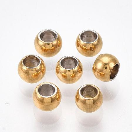 PVD Vacuum Plating 201 Stainless Steel Beads STAS-T008-230-1