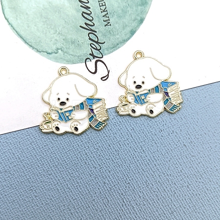 Alloy Enamel Pendants PW-WG65224-01-1