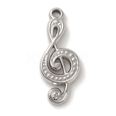 304 Stainless Steel Pendants STAS-C110-05P-1