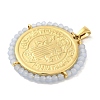 Ion Plating(IP) 304 Stainless Steel Pendants STAS-P368-03G-08-2