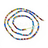 Glass Beads Strands G-F596-47Q-2mm-2