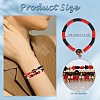 1 Set Handmade Polymer Clay Heishi Beads Stretch Bracelets Set BJEW-SZ0002-67A-02-2