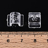 Transparent AS Plastic Base Buckle Hair Findings FIND-T064-004A-01-4