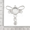 304 Stainless Stee Locket Big Pendants STAS-S132-13P-02-3