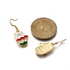 Alloy Enamel Dangle Earrings EJEW-JE06606-4