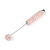 ABS Imitation Pearl & Polymer Clay Pave Rhinestone Touch Screen Stylus AJEW-T013-06H-2