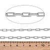 304 Stainless Steel Paperclip Chains CHS-M009-06P-03-2