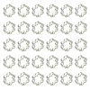 100Pcs CCB Plastic Bead Frame CCB-YW0001-67A-1