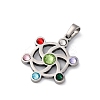 304 Stainless Steel Pendants STAS-L280-01P-01-2