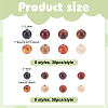 640Pcs 16 Styles Natural Wood Beads WOOD-ME0001-03-2