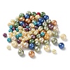 Eco-Friendly Dyed Glass Pearl Round Bead Strands HY-X0006-4-6mm-4