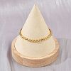 304 Stainless Steel Link Chain Bracelets for Women BJEW-Z143-05G-2