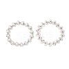2Pcs 2 Styles Alloy & Electroplate Non-magnetic Synthetic Hematite Beaded Stretch Bracelets for Women BJEW-JB13373-2