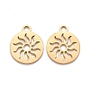 201 Stainless Steel Pendants STAS-D451-20G-1