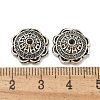 Tibetan Style Alloy Bead Caps TIBE-P003-81B-AS-2