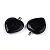 Natural Obsidian Pendants G-S364-006F-2