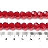 Transparent Glass Beads EGLA-A035-T8mm-D07-5