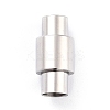 Tarnish Resistant 304 Stainless Steel Magnetic Clasps with Glue-in Ends LS-STAS-F276-04P-1
