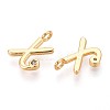 Brass Micro Pave Cubic Zirconia Charms KK-N263-97G-X-2