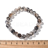 Natural Dragon Veins Agate Beaded Stretch Bracelets BJEW-Q692-02C-6