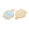 Alloy Enamel Pendants ENAM-O001-08D-G-2
