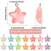 70Pcs 7 Colors Luminous Transparent Resin Pendants RESI-YW0004-47-3