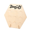 Poplar Wood Donut Rack Supplies Display DJEW-H006-02B-1