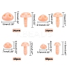 150Pcs 4 Style Plastic Doll Safety Noses DIY-GA0004-65-2