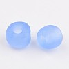 6/0 Frosted Round Glass Seed Beads X-SEED-A008-4mm-M6-2