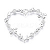 Rack Plating Alloy Open Back Bezel Pendants PALLOY-Q351-67S-FF-1