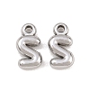 304 Stainless Steel Pendants STAS-S186-12S-P01-1