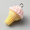 Opaque Resin Imitation Food Pendants RESI-WH0035-44E-2
