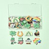 32Pcs 8 Styles St.Patrick's Day Themes Printed Wood Pendants WOOD-FS0001-43-8