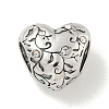 304 Stainless Steel Rhinestone European Beads STAS-U005-07P-1