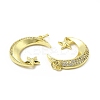 Brass Micro Pave Cubic Zirconia Pendants KK-E068-VB109-3