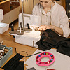 1Pc Plastic Oval Bobbin Holder AJEW-TA0003-08A-7