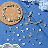 100Pcs 25 Styles Tibetan Style Alloy Beads TIBEB-YW0001-29-5