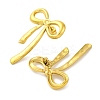 Ion Plating(IP) 304 Stainless Steel Bowknot Stud Earrings X-EJEW-D281-03G-2