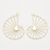 Brass Pendants KK-S343-35G-1