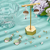 20Pcs 2 Colors Brass Stud Earring Findings KK-BBC0027-59-4