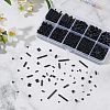 100G 10 Styles Frosted Opaque Glass Seed Beads Set SEED-GO0001-11D-6