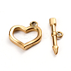 Ion Plating(IP) 304 Stainless Steel Toggle Clasps STAS-D142-02A-G-2