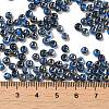 Transparent Inside Colours Glass Seed Beads SEED-H002-A-C215-4